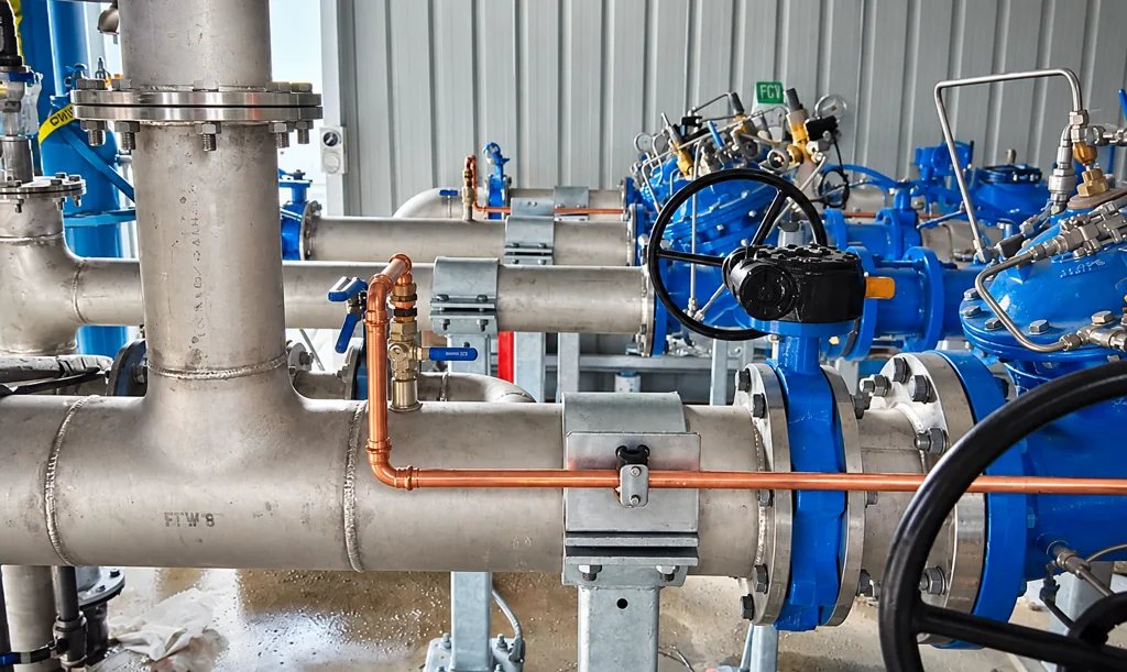 Pipework Installation at an industrial project site