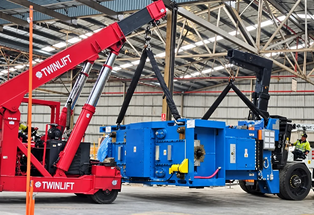 Machinery Installation at an industrial project site