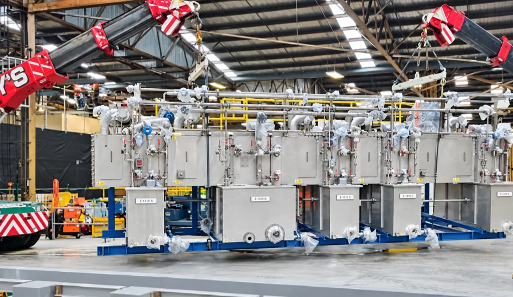 Plant Installation at an industrial project site