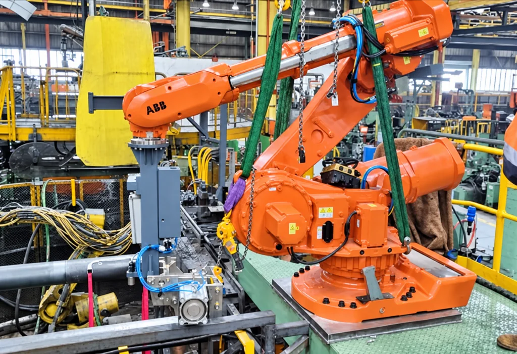 Robot Installation at an industrial project site