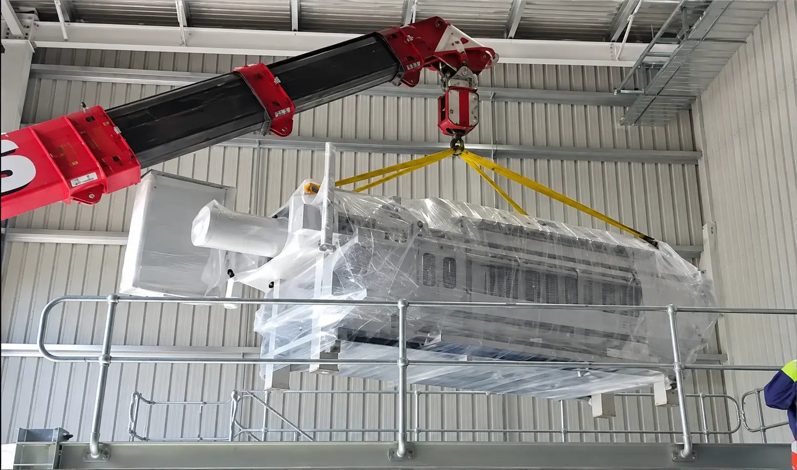 Cornerstone industrial machinery installation